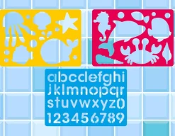 Bath Time Stencil Art - Fun in the Tub!<Buddy & Barney Clearance