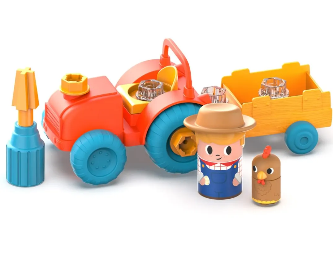 Bolt Buddies Tractor - Design & Drill<Educational Insights Best