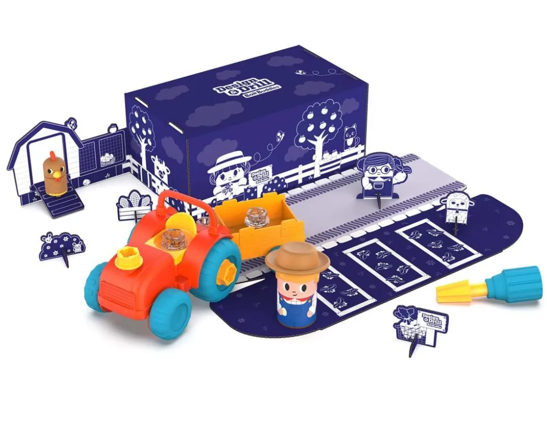 Bolt Buddies Tractor - Design & Drill<Educational Insights Best