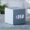 Cube Click Clock - Sound Activated Display<Gingko