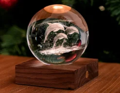 Dolphins Crystal Light - 3D Effect<Gingko New