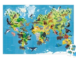 Endangered Animals - 200-Piece Puzzle<Janod New