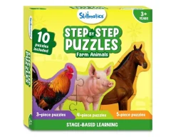 Farm Animal Puzzles - Step by Step<Skillmatics Sale