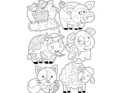 Farm Friends Puzzly-Do - 6 Animal Jigsaws<Snapmedia Discount