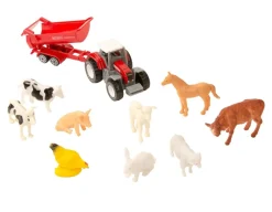 Farm in a Tin - 12 Mini Animals with Tractor<Funtime Gifts Clearance