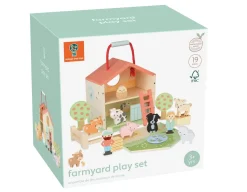 Farmyard Play Set - 19 Wooden Pieces<Orange Tree Toys Clearance