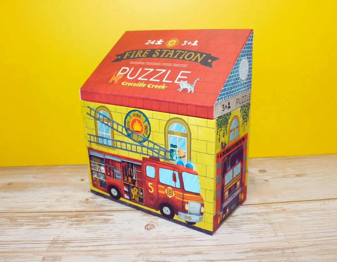 Fire Station Puzzle - 24 Chunky Pieces<Crocodile Creek Clearance
