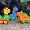 First Dinosaurs - Wooden Push-Alongs<Orange Tree Toys Sale