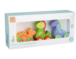 First Dinosaurs - Wooden Push-Alongs<Orange Tree Toys Sale