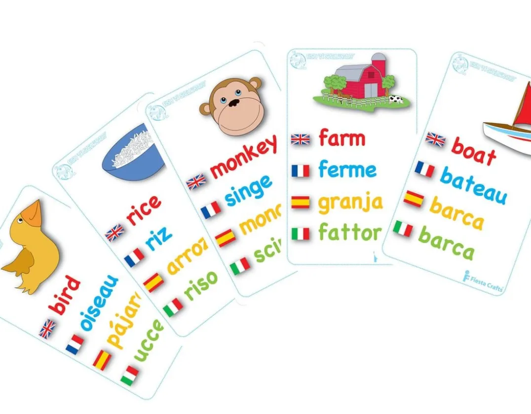 Fish 'n' Spell Game - In Four Languages!<Fiesta Crafts Discount