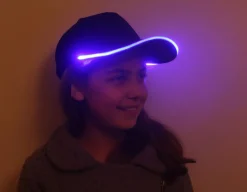 Flashing LED Baseball Cap<Illuminated Apparal Clearance
