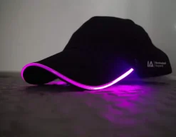 Flashing LED Baseball Cap - Electric Pink<Illuminated Apparel New