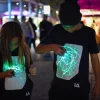 Interactive Glow T-Shirt - Black age 5-6<Illuminated Apparel Online