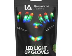 LED Light Up Gloves - Age 4-7 Years<Illuminated Apparel Clearance