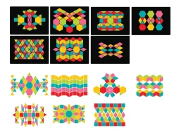 Magnetic Patterns - Fun Wooden Shapes<Fiesta Crafts