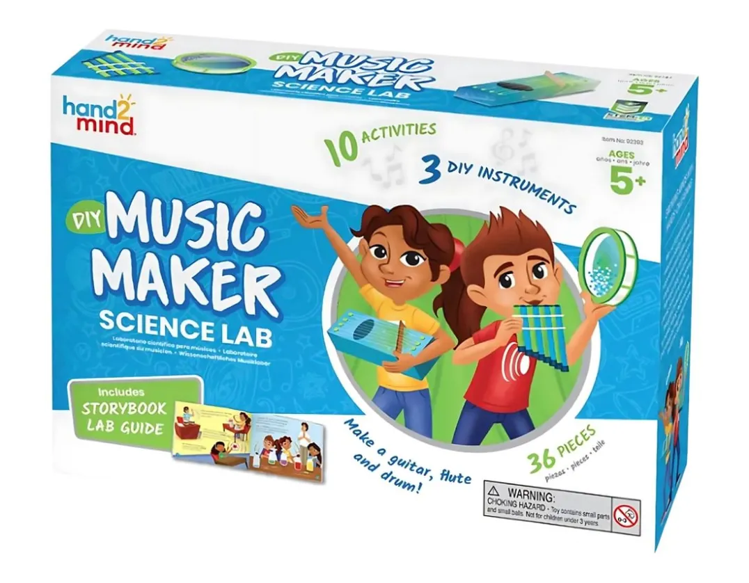 Music Maker - Make a Flute, Drum & Guitar!<Hand 2 Mind