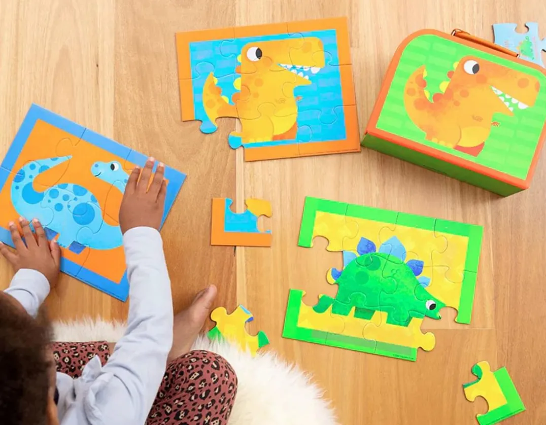 My First Dinosaur Puzzles - 3 in 1 Set<Crocodile Creek Best