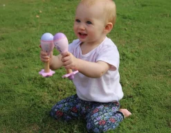 Pink Mouse & Cat Maraca Set<Orange Tree Toys Sale