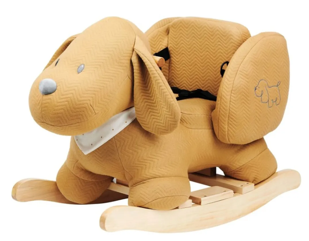 Plush Dog Rocker - from Belgium<Nattou Outlet