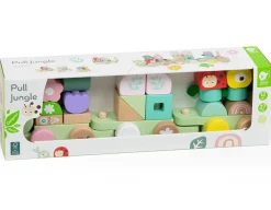 Pull Along Jungle - 27 Wooden Pieces<Classic World Best
