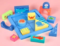 Sea Life Block Puzzle - 14 Wooden Pieces<Orange Tree Toys Clearance