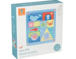 Sea Life Block Puzzle - 14 Wooden Pieces<Orange Tree Toys Clearance