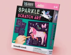 Sparkle Scratch Art - Unicorns<Crocodile Creek Online