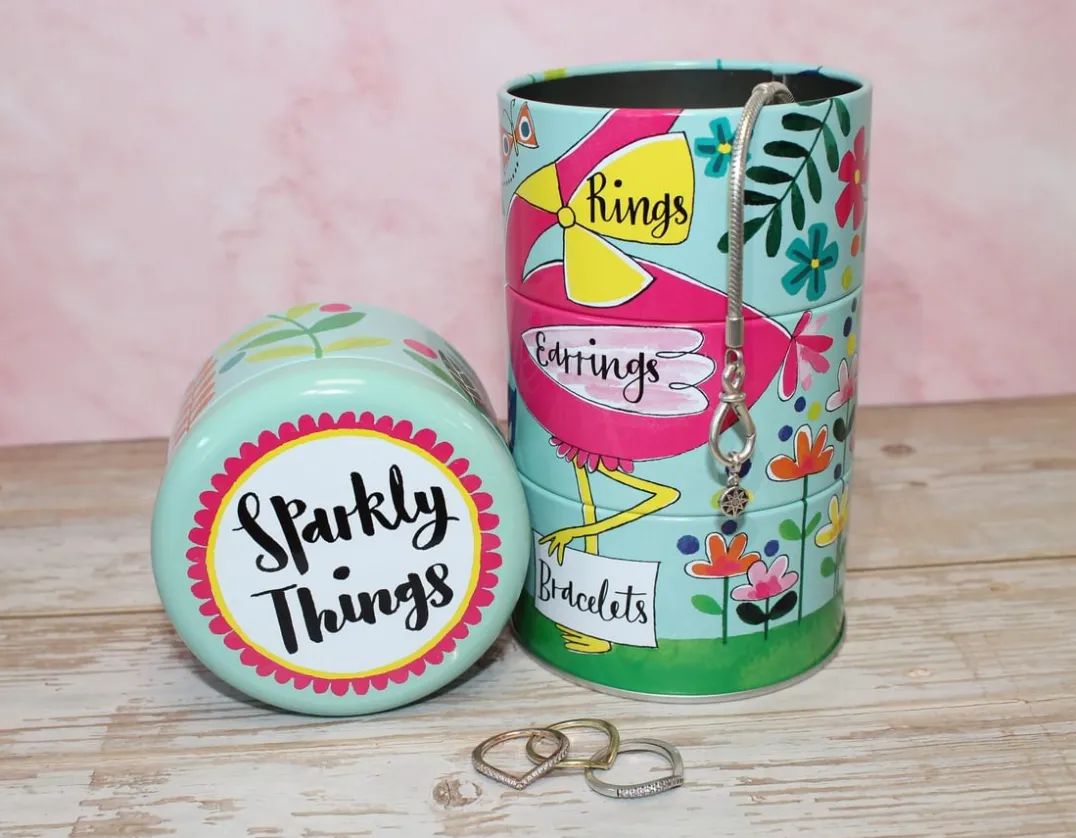 Sparkly Things - Set of 4 Stacking Tins<Rachel Ellen Designs Hot