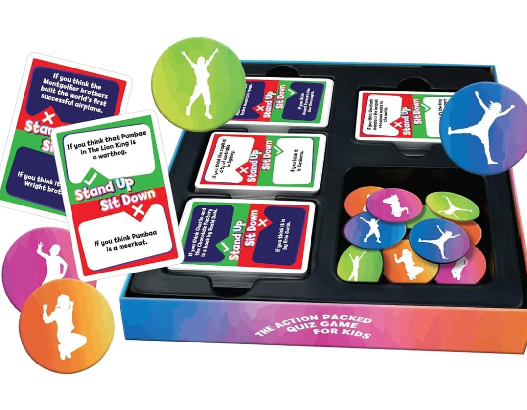 Stand Up! Sit Down? - Active Quiz Game<Cheatwell Games New