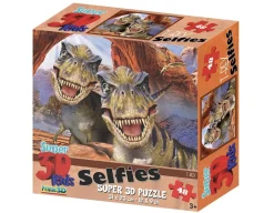 T-Rex Selfie Puzzle - 3D Effect<Kidicraft Ltd New