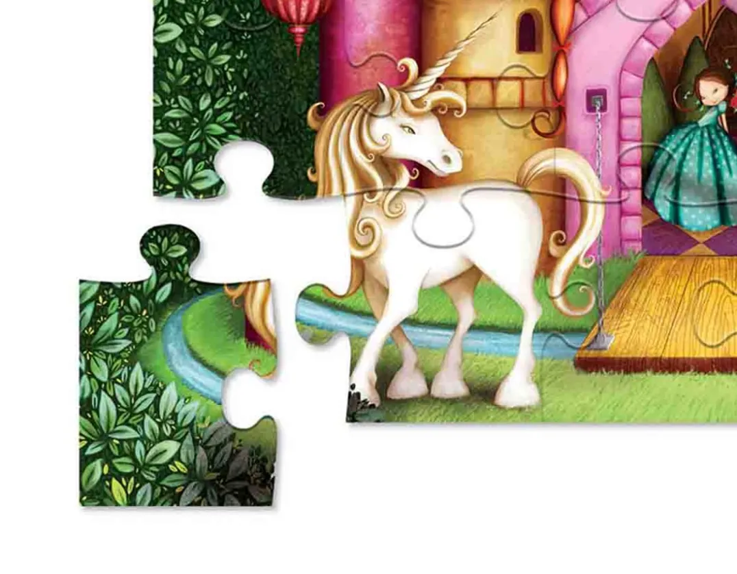 Unicorn Floor Puzzle -<Crocodile Creek Discount