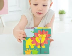 Wild Animal Block Puzzle - 6-in-1<Classic World New