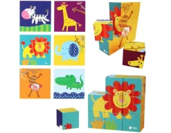 Wild Animal Block Puzzle - 6-in-1<Classic World New