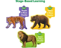 Wild Animal Puzzles - Step by Step<Skillmatics Discount