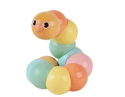 Wooden Caterpillar - Twisty Wiggly Fun!<Classic World Clearance