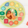 Woodland Animal Shape Sorting Clock<Orange Tree Toys Best