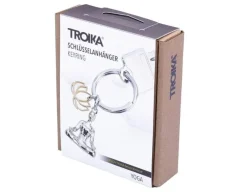 Yoga Keyring - Chrome Plated Metal<Troika Outlet